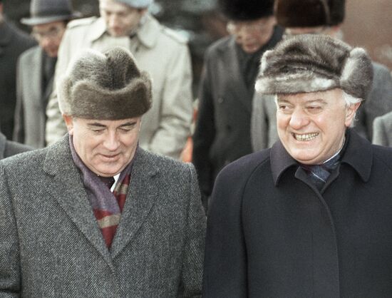 Gorbachev Shevardnadze