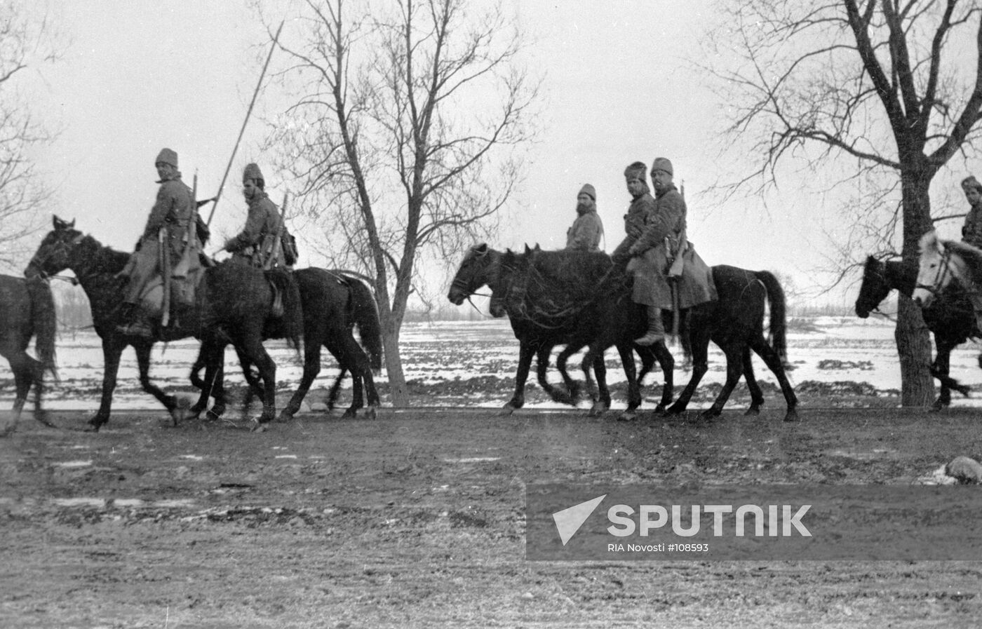 First World War Cossacks front