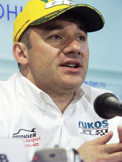 FOMENKO CAR RACE NEWS CONFERENCE RIA NOVOSTI