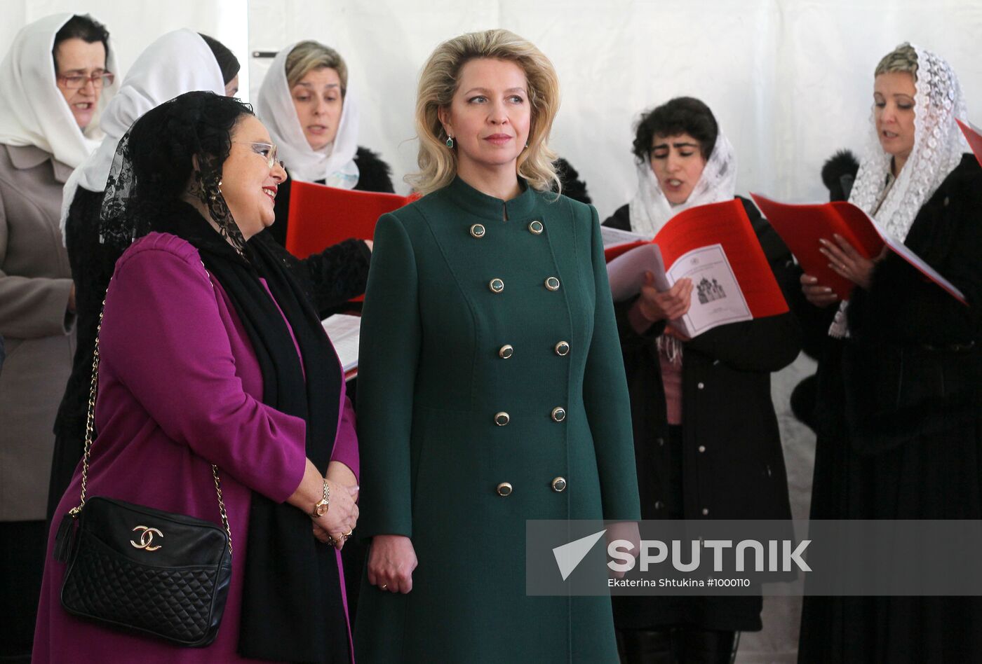 Svetlana Medvedev visits Madrid