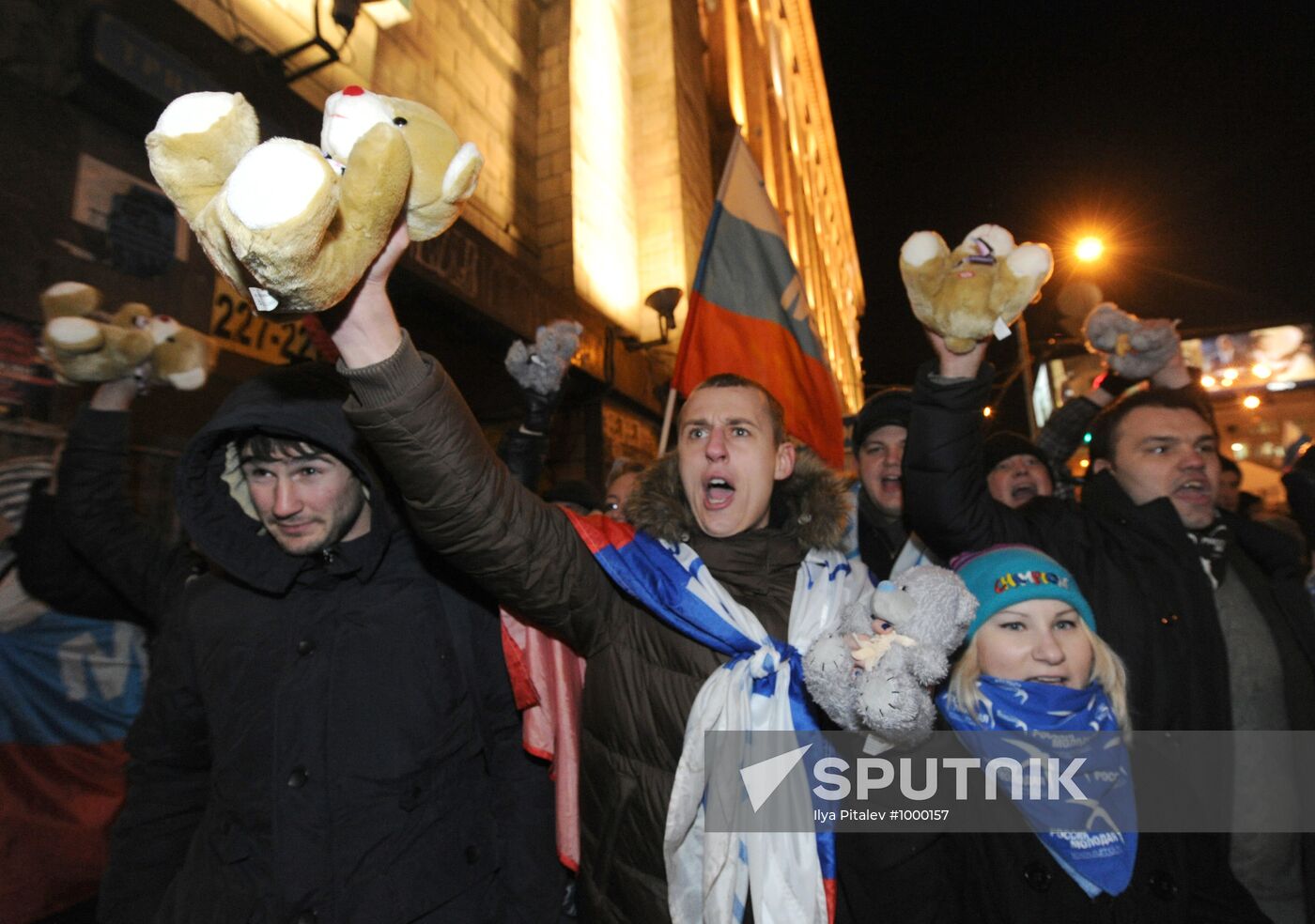 Situation at Triumfalnaya Square, Moscow