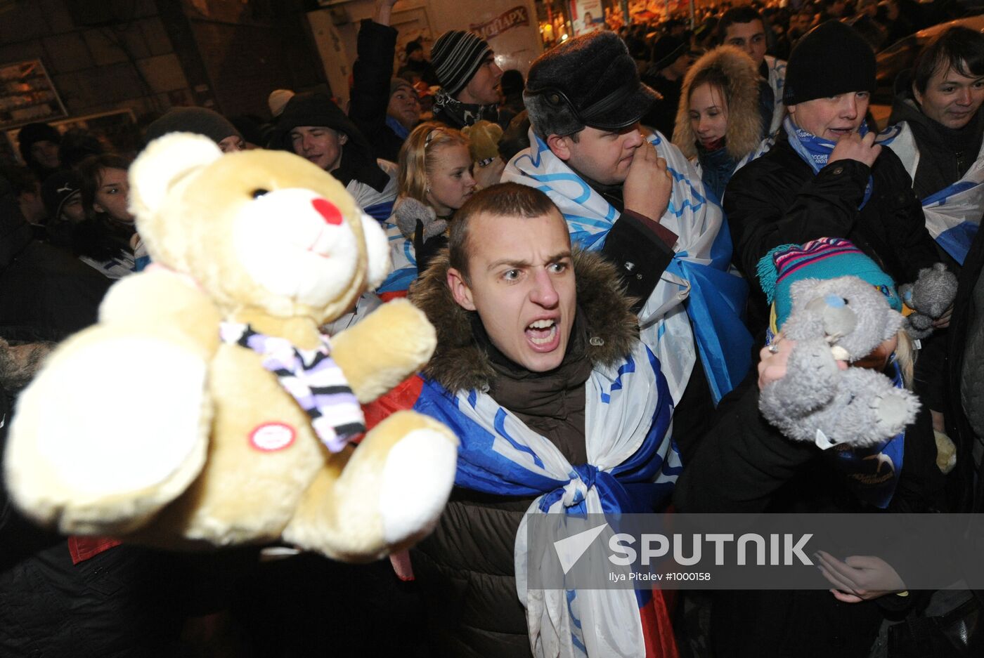 Situation at Triumfalnaya Square, Moscow