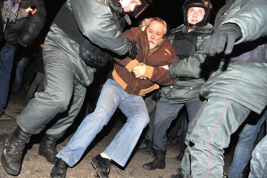 Situation at Triumfalnaya Square, Moscow