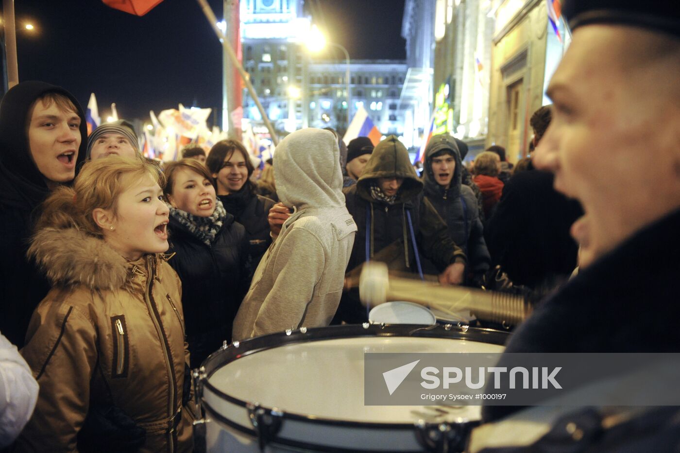 Situation at Triumfalnaya Square, Moscow
