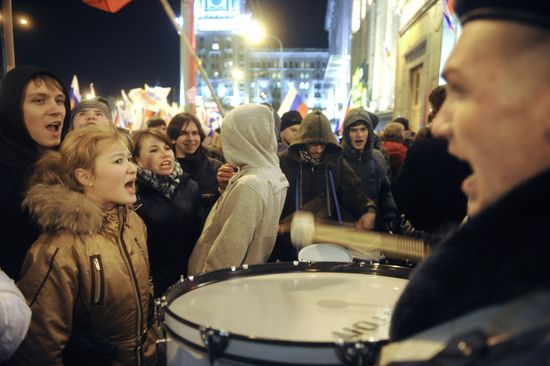 Situation at Triumfalnaya Square, Moscow