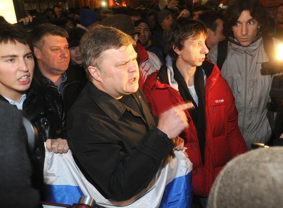 Situation at Triumfalnaya Square, Moscow
