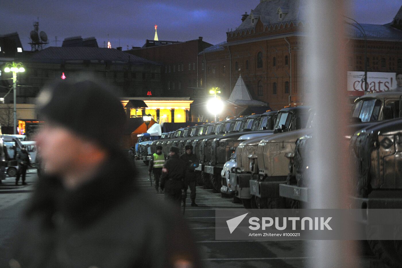 Heightened security measures in Moscow