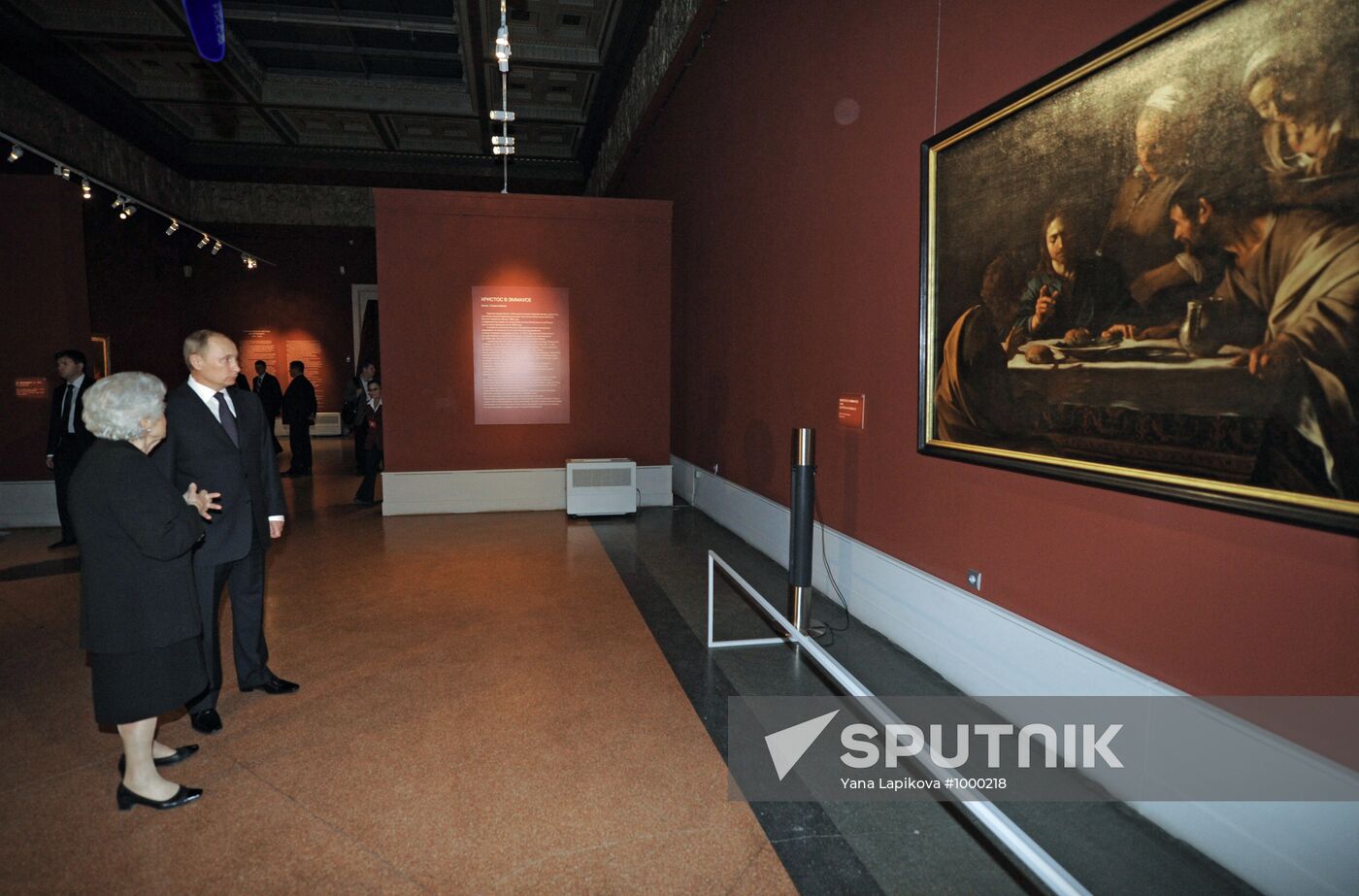 Vladimir Putin visits Pushkin Museum of Fine Arts