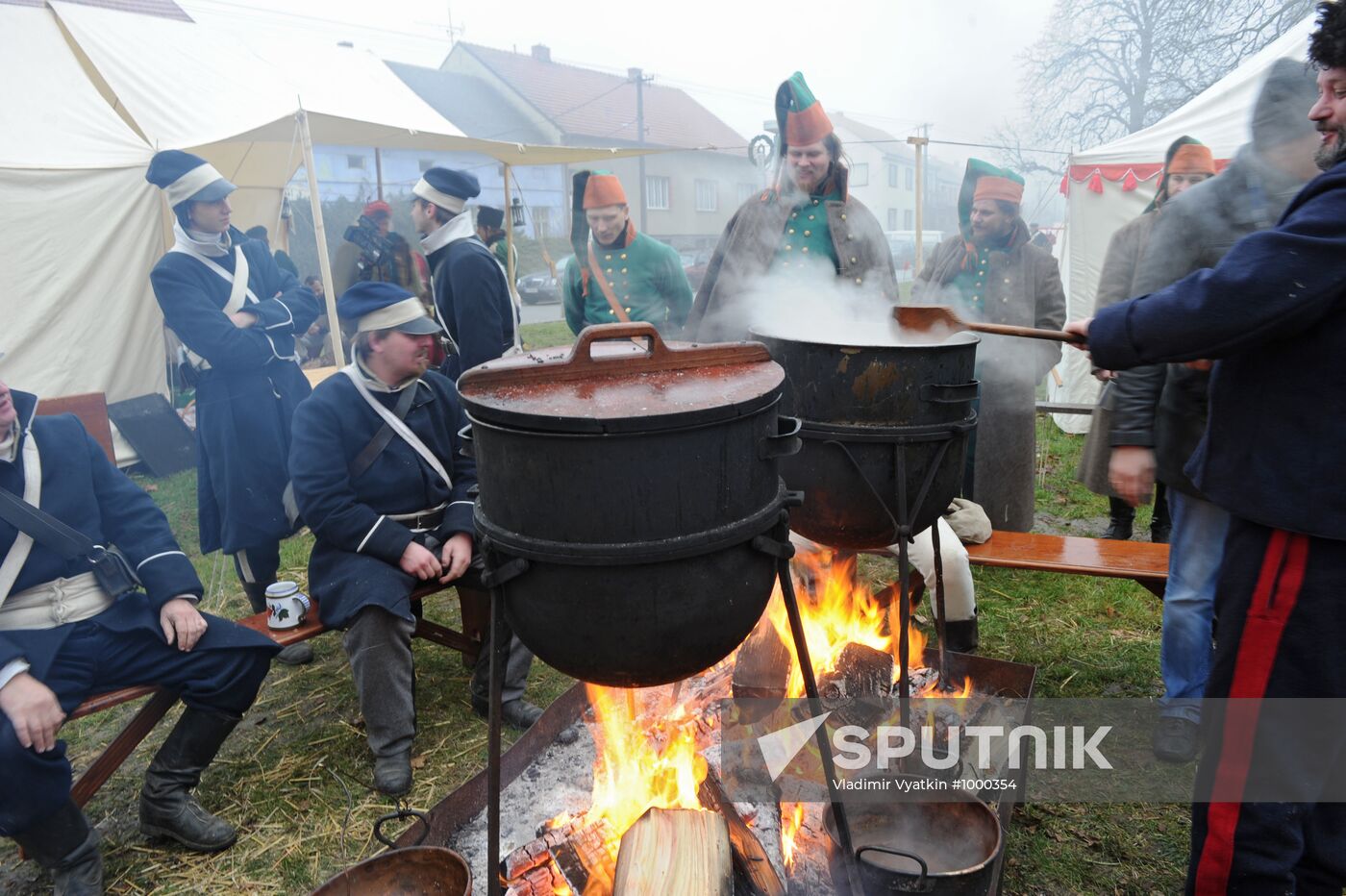 Battle of Austerlitz reenacted in Czech Republic