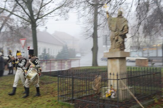 Battle of Austerlitz reenacted in Czech Republic
