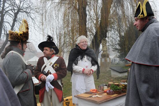 Battle of Austerlitz reenacted in Czech Republic