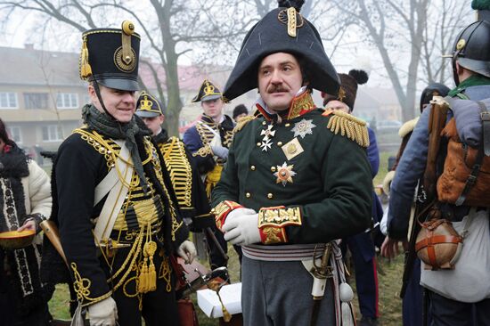 Battle of Austerlitz reenacted in Czech Republic