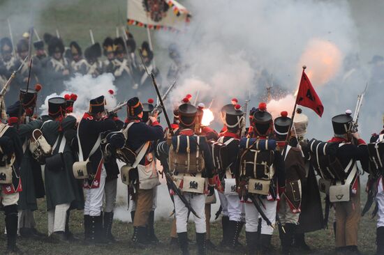 Battle of Austerlitz reenacted in Czech Republic