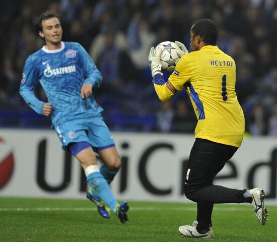 Football. Champions League. Match "Port" - "Zenit"