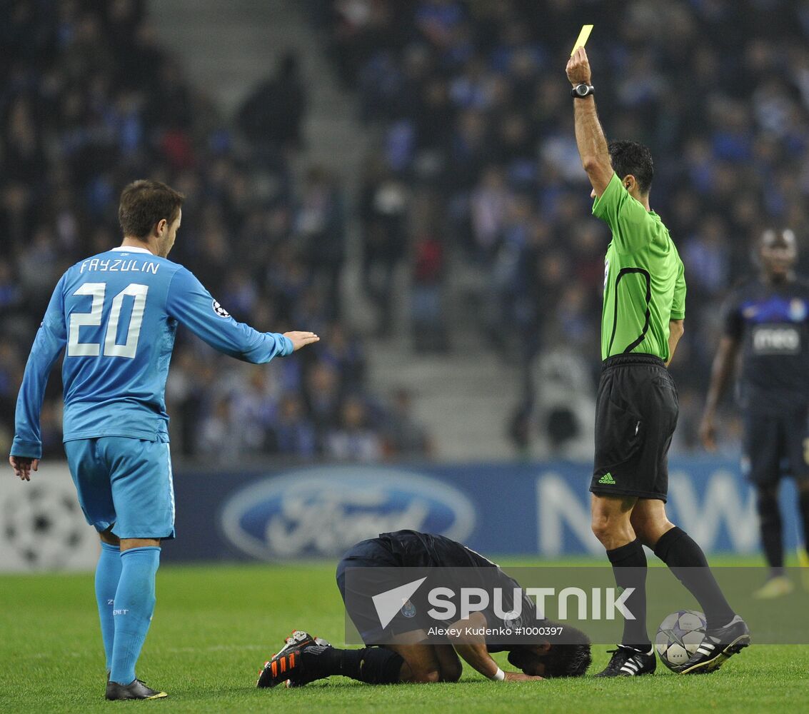 Football. Champions League. Match "Port" - "Zenit"