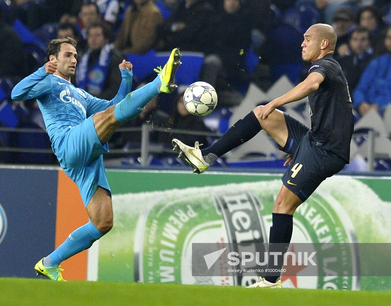 Football. Champions League. Match "Port" - "Zenit"