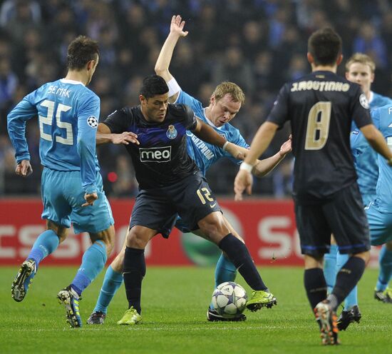 Football. Champions League. Match "Port" - "Zenit"