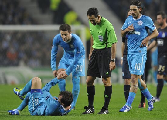 Football. Champions League. Match "Port" - "Zenit"