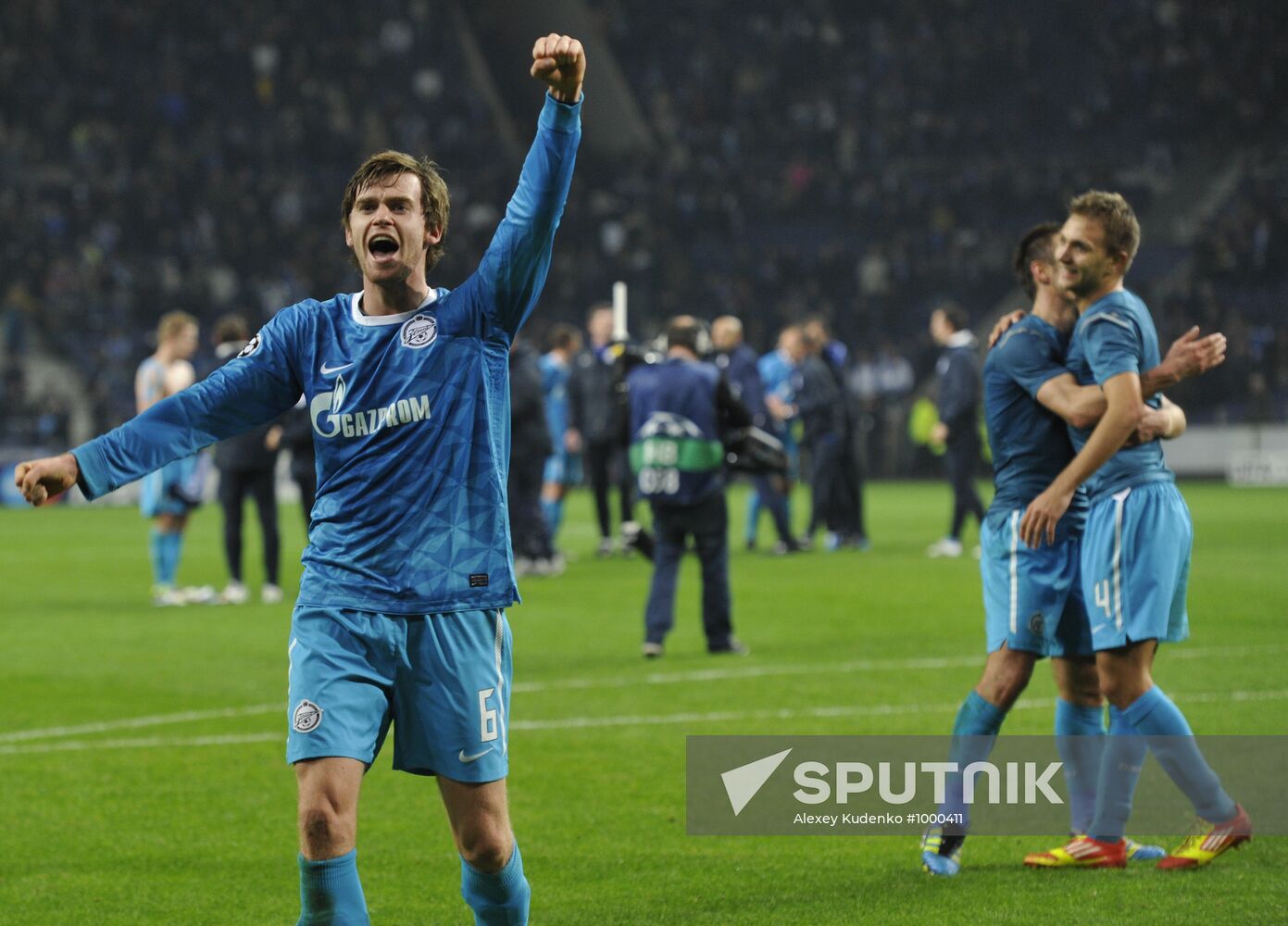 Football. Champions League. Match "Port" - "Zenit"