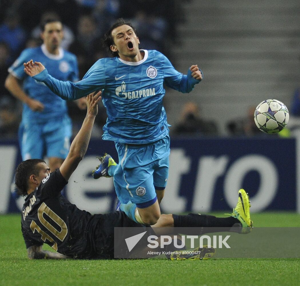 Football. Champions League. Match "Port" - "Zenit"