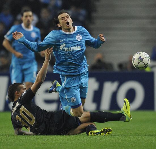 Football. Champions League. Match "Port" - "Zenit"