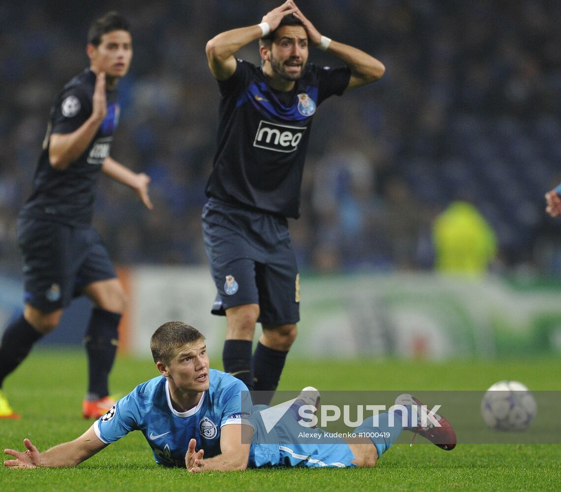 Football. Champions League. Match "Port" - "Zenit"