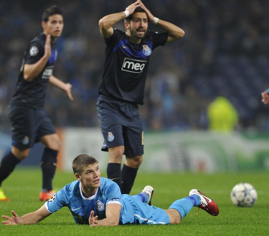 Football. Champions League. Match "Port" - "Zenit"