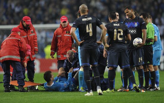 Football. Champions League. Match "Port" - "Zenit"