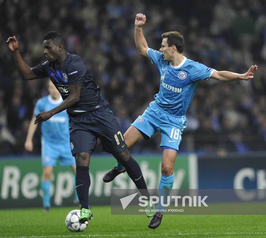 Football. Champions League. Match "Port" - "Zenit"