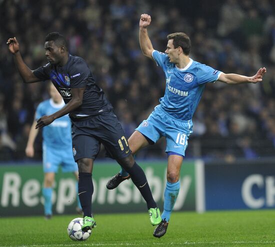 Football. Champions League. Match "Port" - "Zenit"