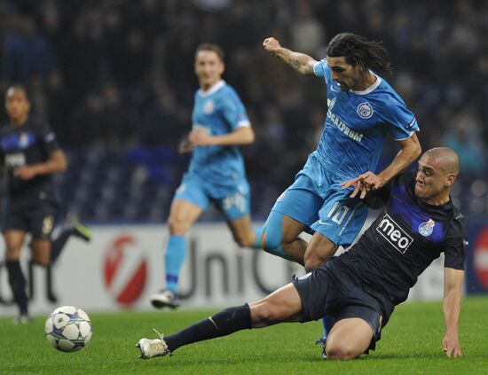 Football. Champions League. Match "Port" - "Zenit"