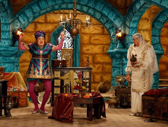 Shooting of New Year musical "Aladdin"