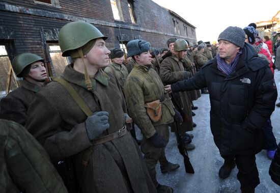 Filming Sergei Ursulyak's miniseries "Life and Destiny"