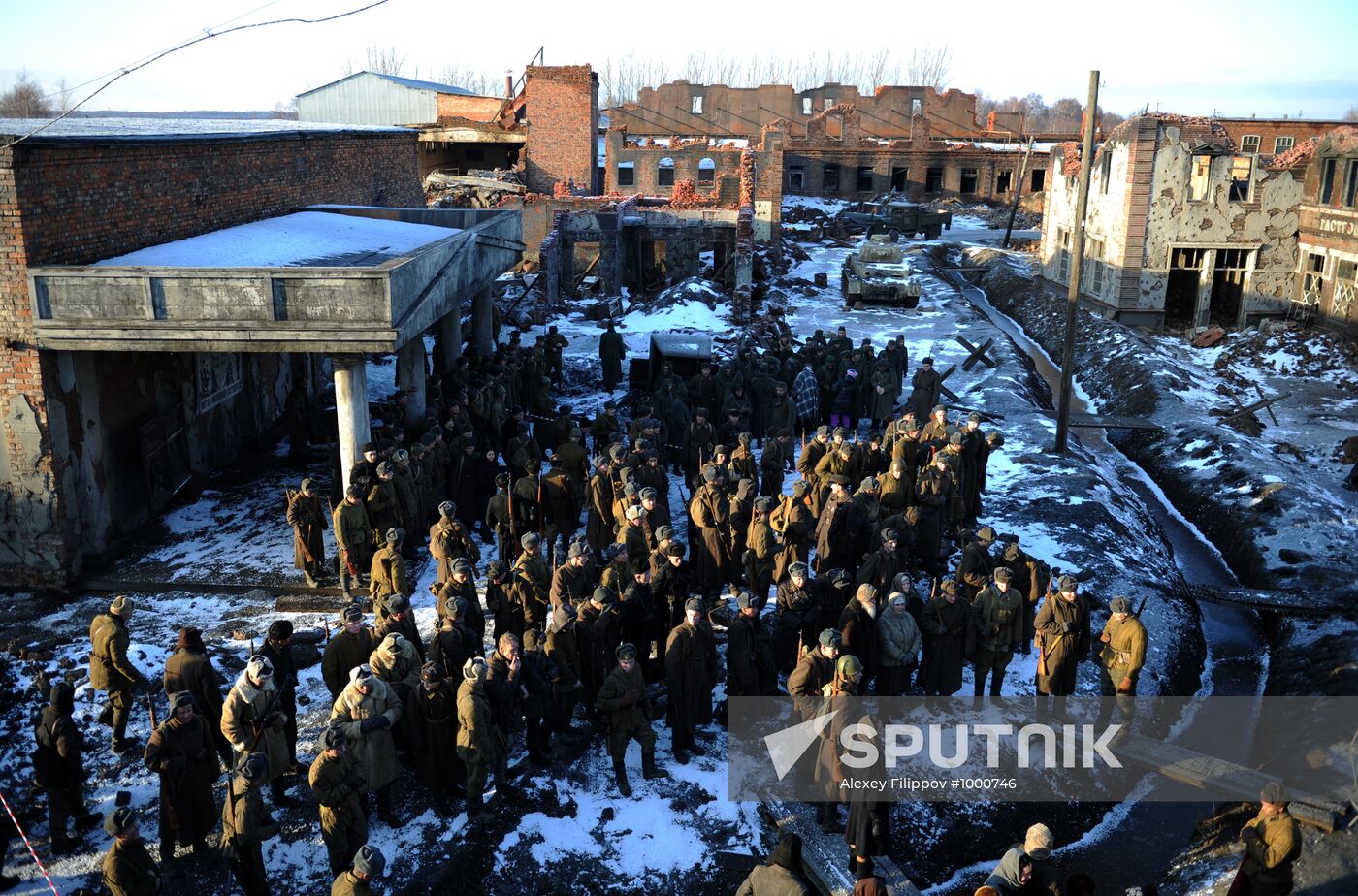Filming Sergei Ursulyak's miniseries "Life and Destiny"