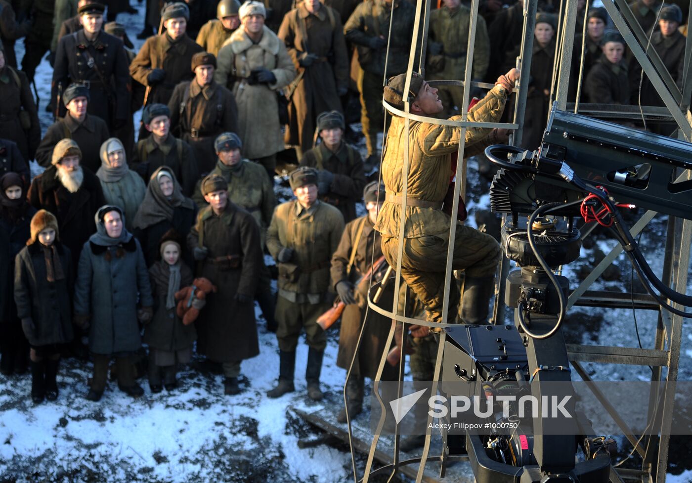 Filming Sergei Ursulyak's miniseries "Life and Destiny"