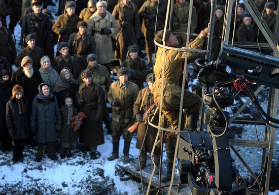 Filming Sergei Ursulyak's miniseries "Life and Destiny"