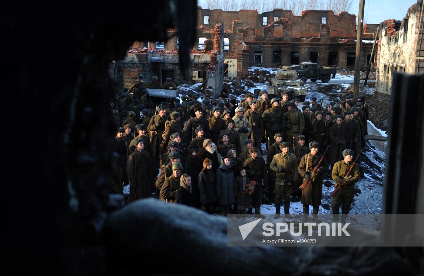 Filming Sergei Ursulyak's miniseries "Life and Destiny"