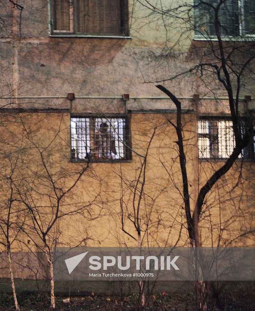 Alexei Navalny appears in special detention center