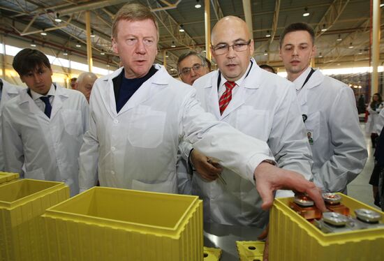 Grand opening of Liotech lithium-ion battery plant