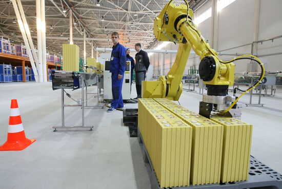 Grand opening of Liotech lithium-ion battery plant