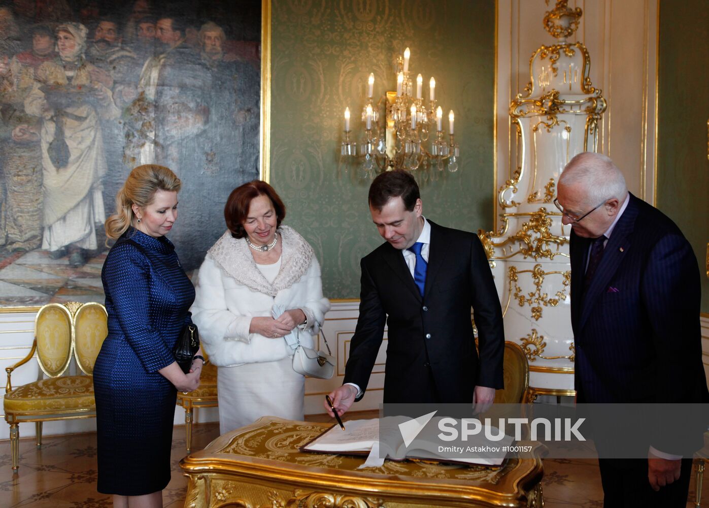 Dmitry Medvedev's official visit to Czech Republic