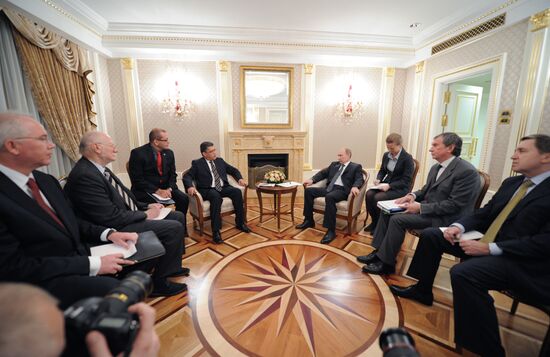 Vladimir Putin meets with Elías Jaua Milano in Moscow