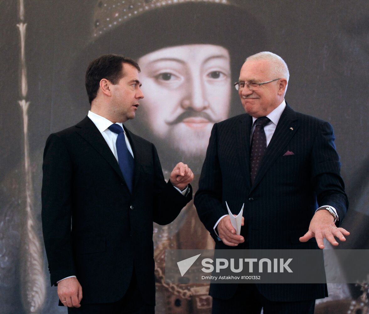 Dmitry Medvedev visits Czech Republic