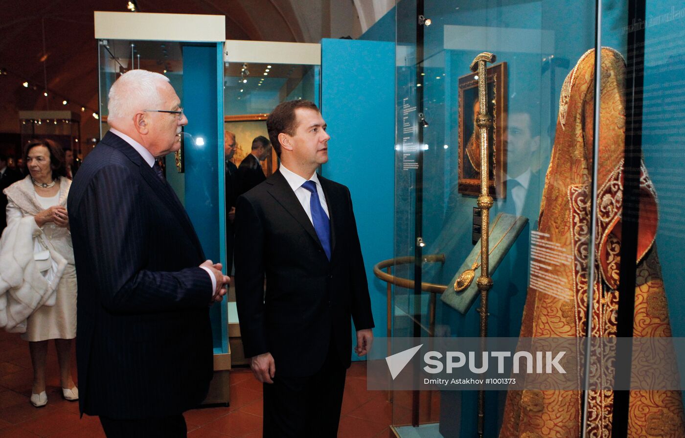 Dmitry Medvedev visits Czech Republic