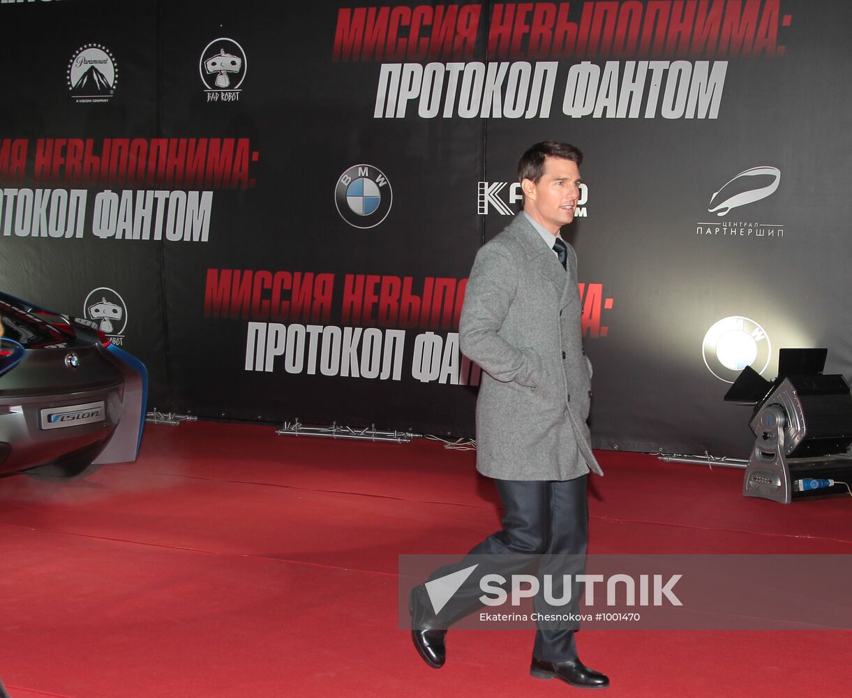 Mission: Impossible – Ghost Protocol premiers in Moscow