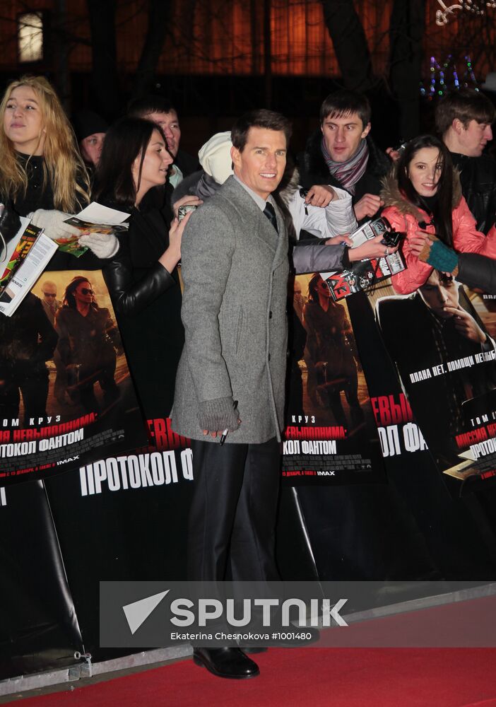 Mission: Impossible – Ghost Protocol premiers in Moscow