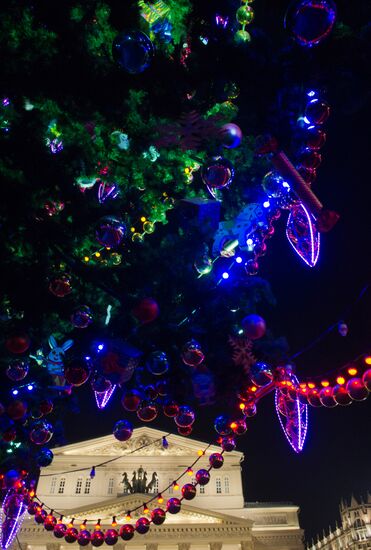 Pre-New Year's holiday Moscow