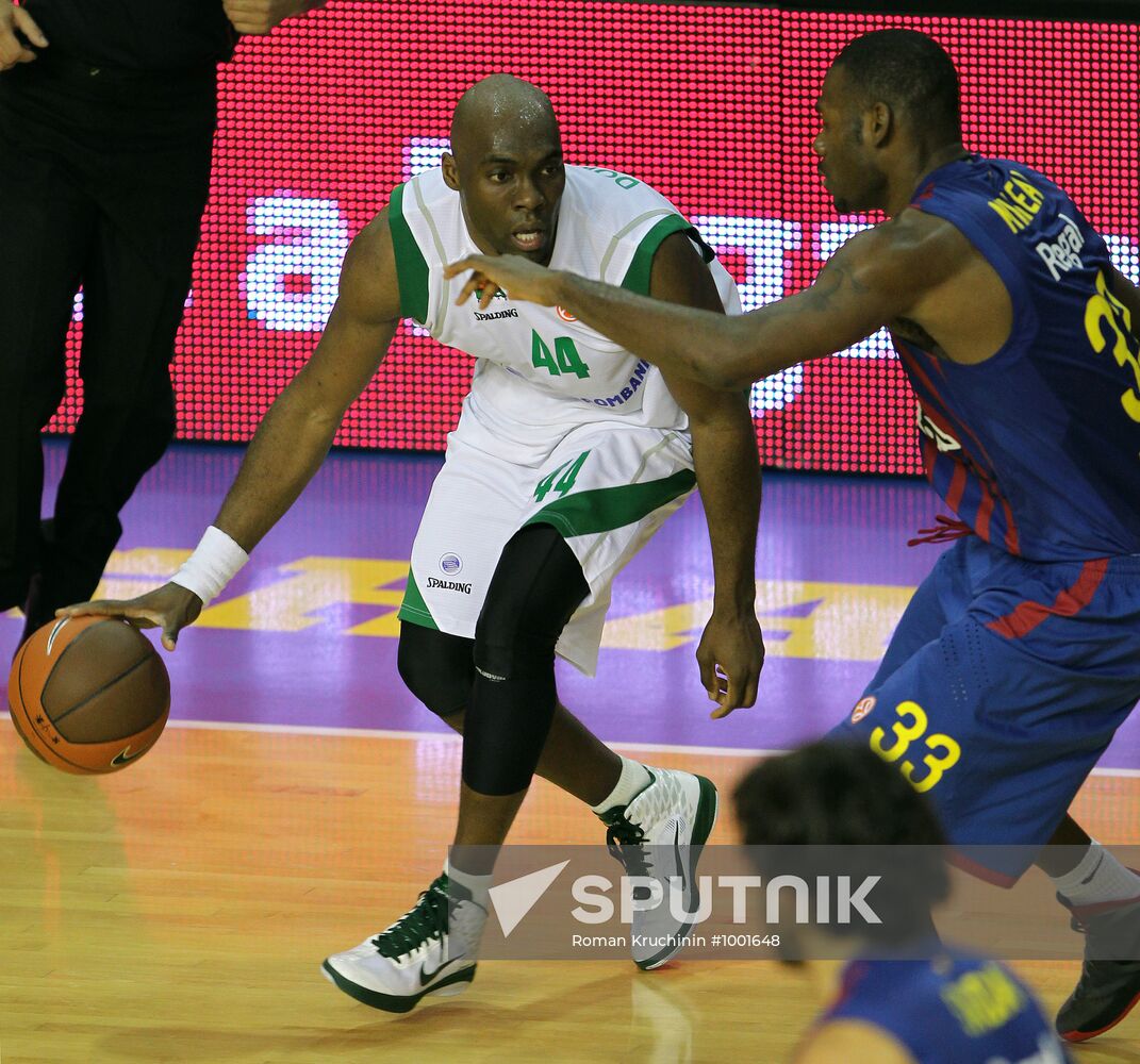 Basketball. Euroleague. Barcelona vs. Unics