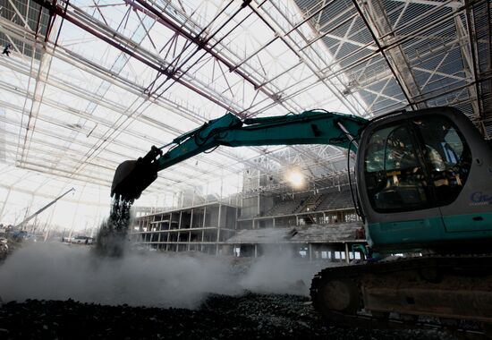 Concert and sports hall under construction in Vladivostok