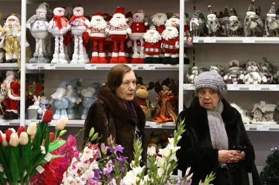 Pre-New Year's sales in Omsk
